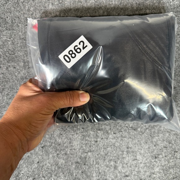 Spanx Faux Leather Moto Leggings Black High Waist Ribbed Panels Medium M - Picture 9 of 9